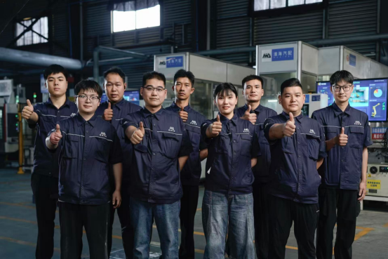 CNC machining centers at Huaihai Auto Parts factory CNC machining centers at Huaihai Auto Parts factory