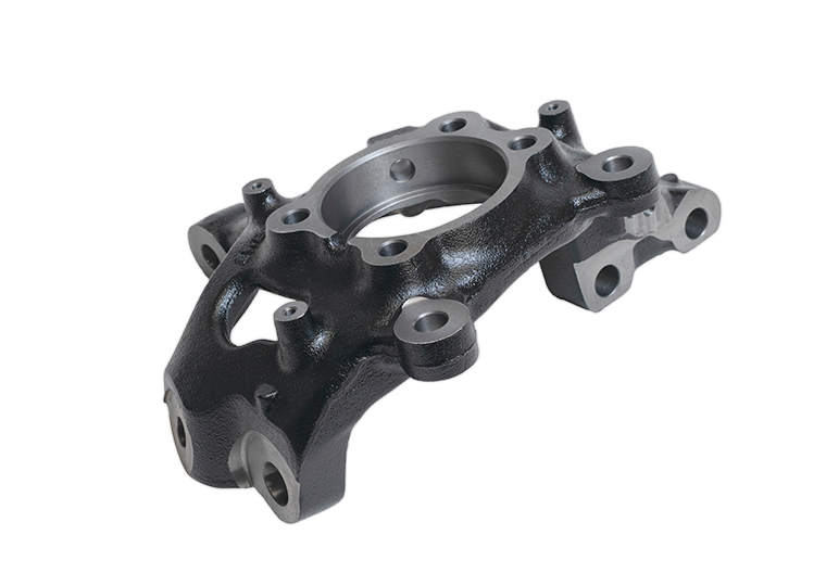 Front steering knuckle