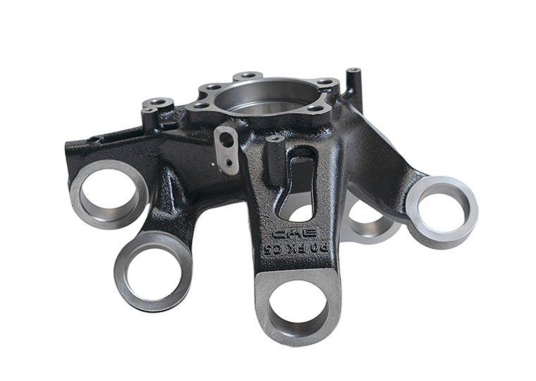 Rear steering joint