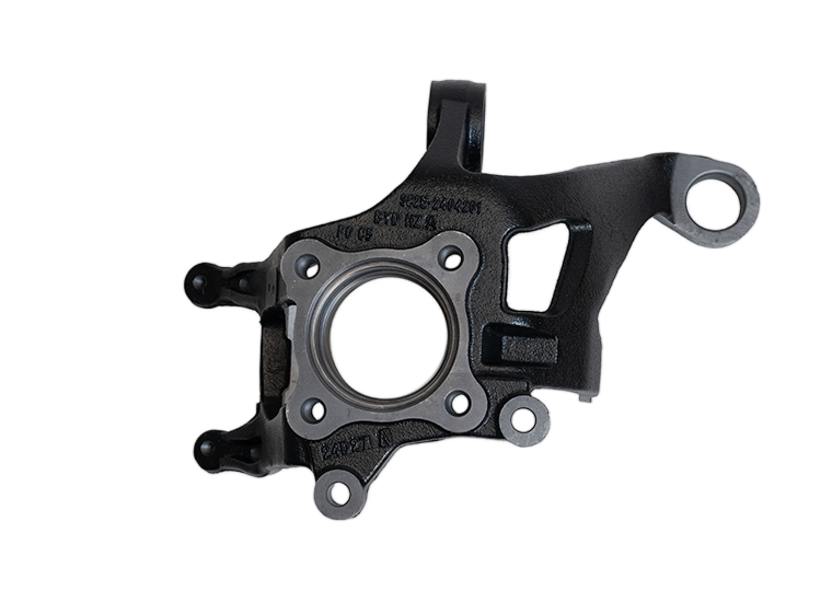 Cast iron rear steering knuckle