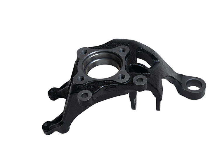Cast iron rear steering knuckle