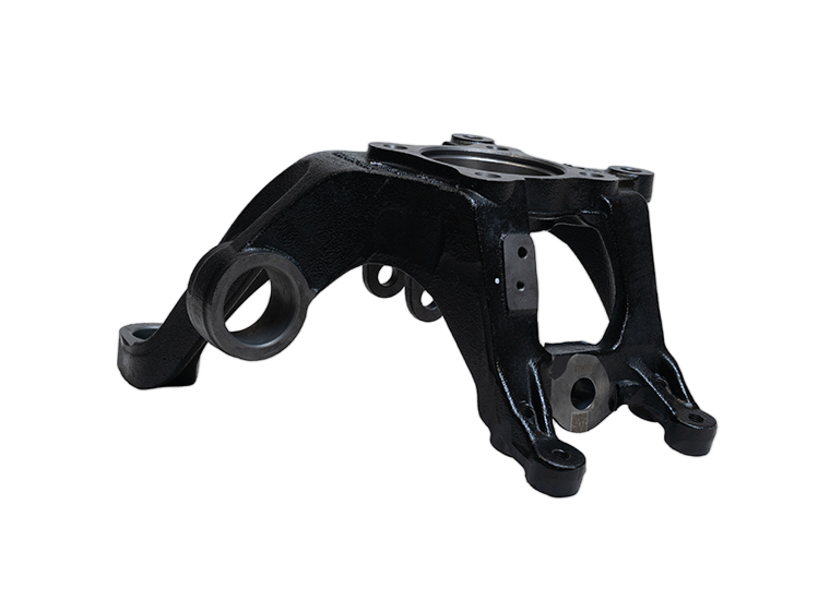 Cast iron rear steering knuckle