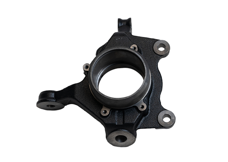 “D”Front steering knuckle