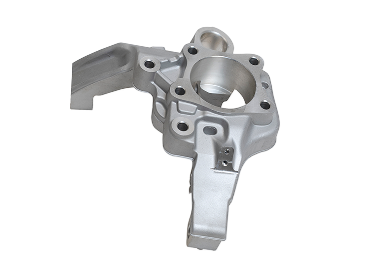 Cast aluminum steering knuckle
