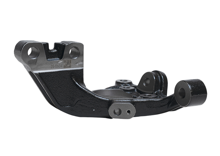 Front steering knuckle